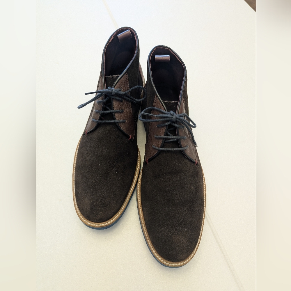 Ted Baker London Challen Brown Suede Chukka Boots Size 9